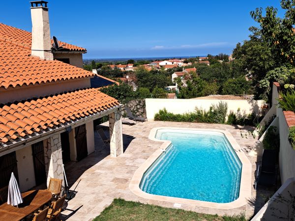Ferienhaus mit Meerblick